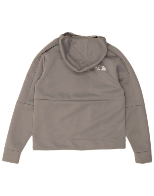 Felpa con cappuccio e zip da donna The North Face UK 12 Poliestere grigio medio