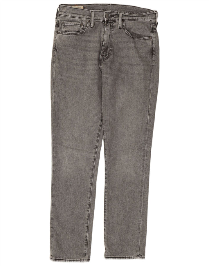 Levi's Uomo 511 Slim Jeans W32 L30 Cotone Grigio