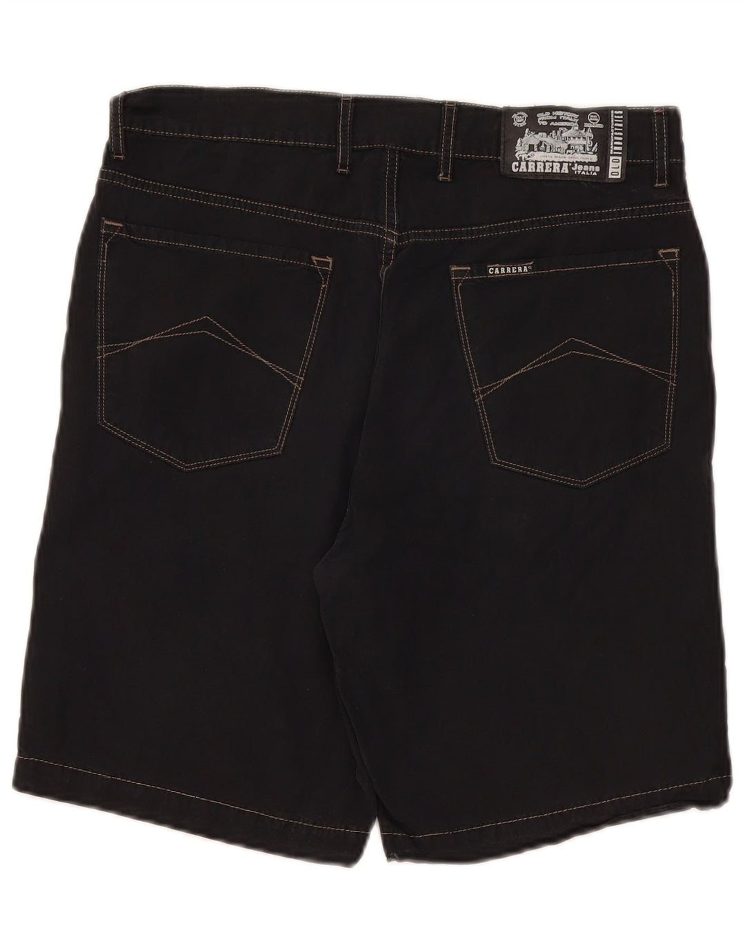 Pantaloncini casual da uomo Carrera W32 cotone nero medio