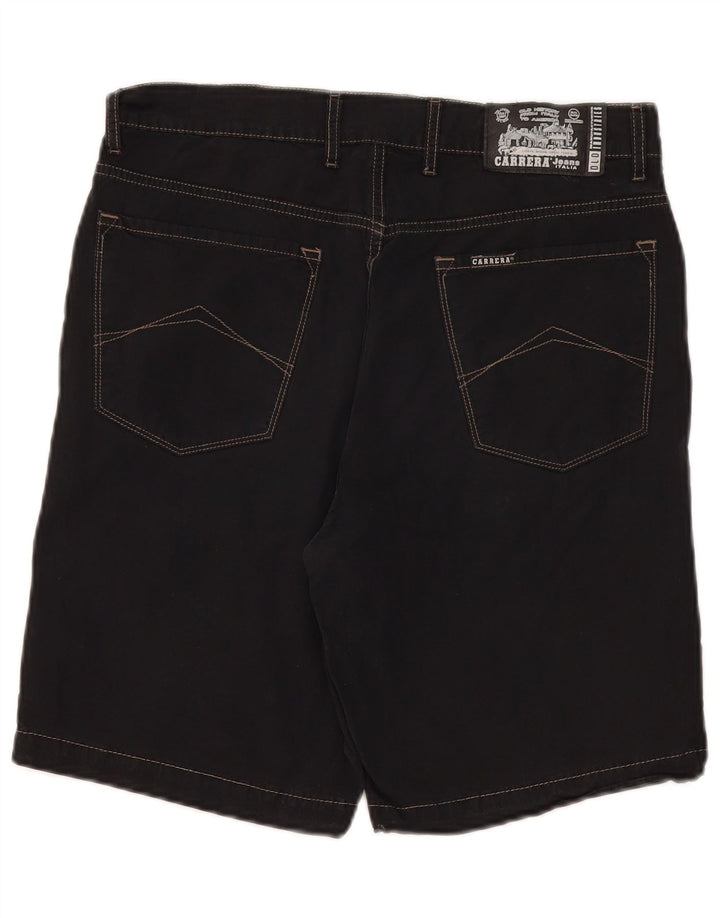 Pantaloncini casual da uomo Carrera W32 cotone nero medio