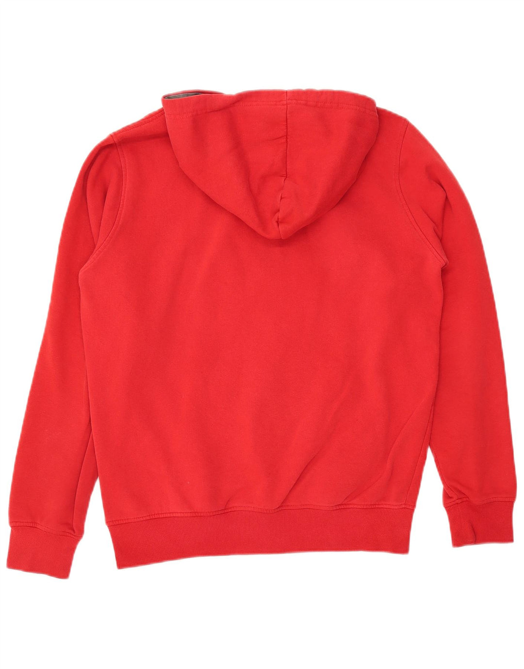 MUCHMORE Maglione con cappuccio grafico da uomo piccolo in cotone rosso