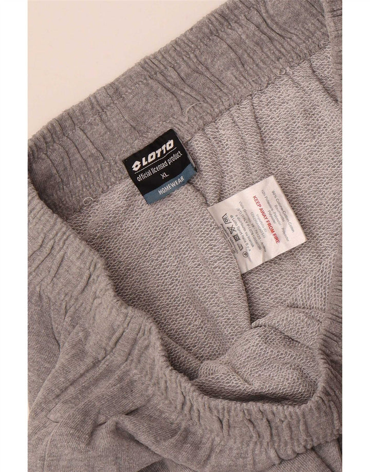 Pantaloni da tuta da uomo Lotto XL in cotone mélange grigio