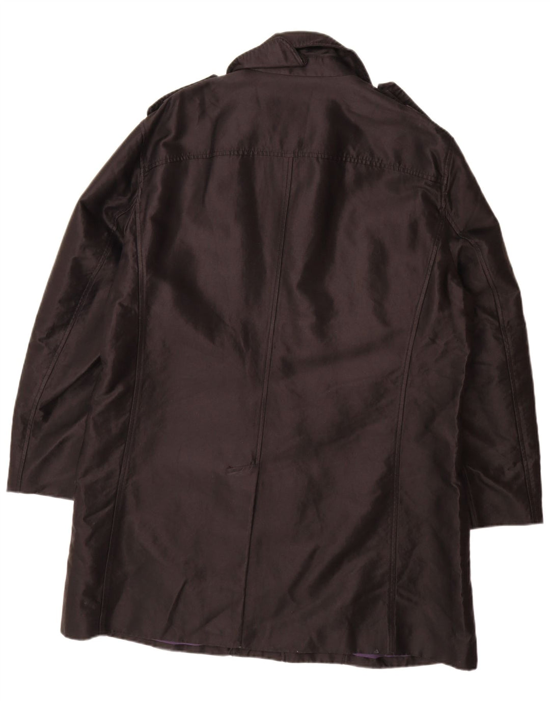 Trench da uomo Armani Exchange UK 42 XL cotone nero