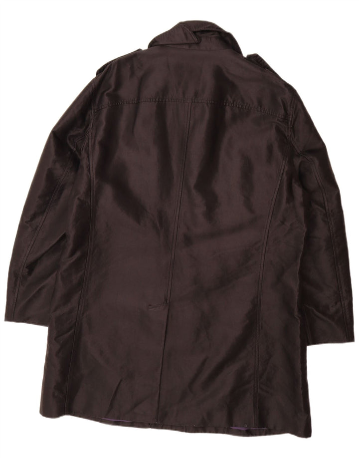 Trench da uomo Armani Exchange UK 42 XL cotone nero