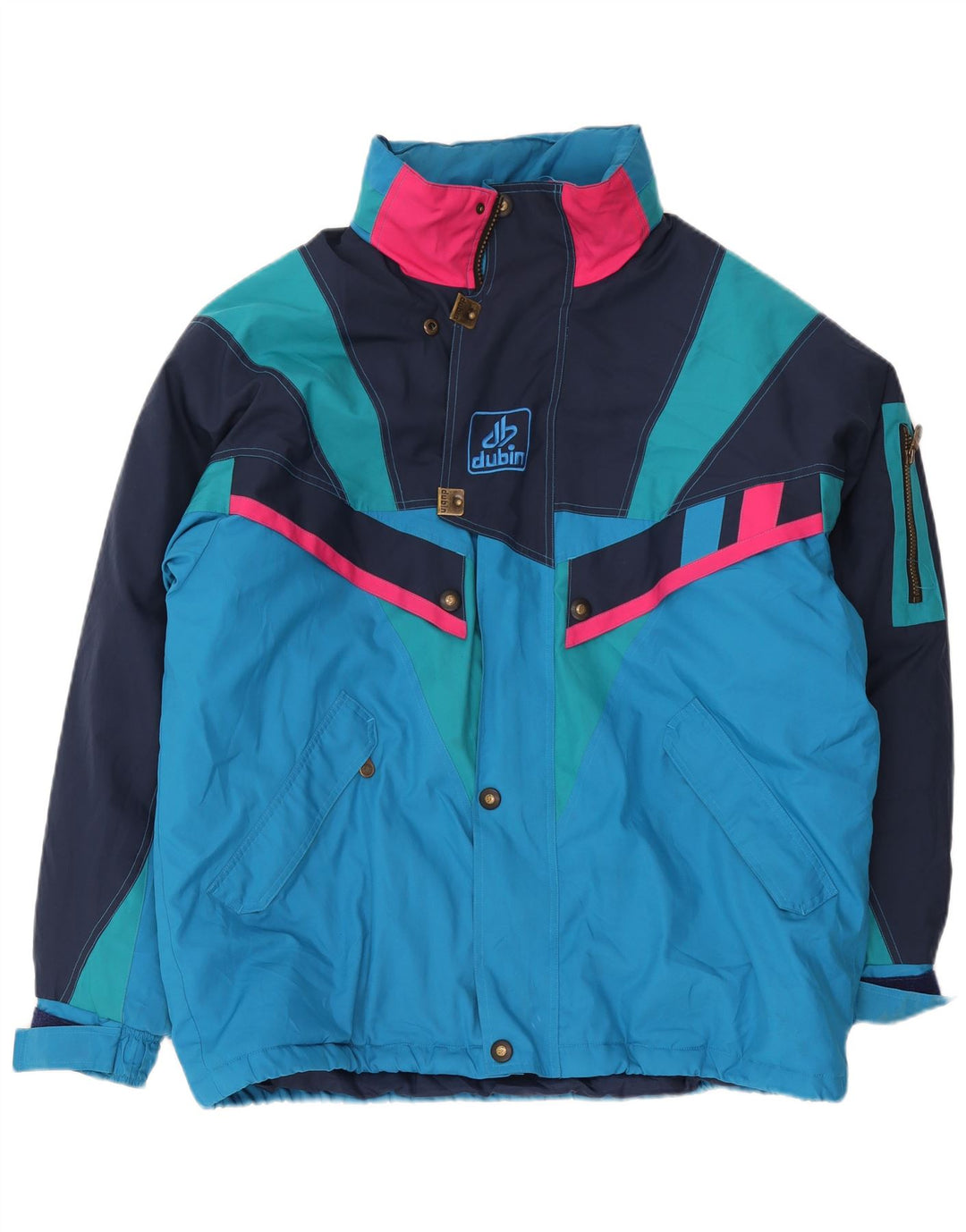 Giacca da sci da uomo Dubin IT 54 2XL Blu poliestere color block