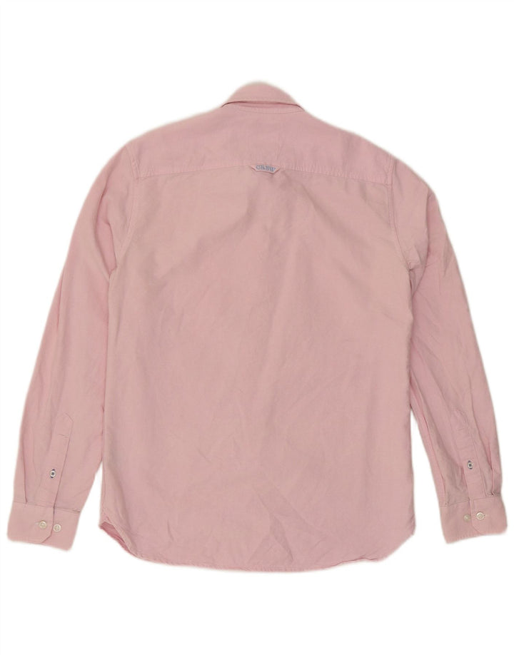 Crew Clothing Camicia da uomo su misura piccola in cotone rosa