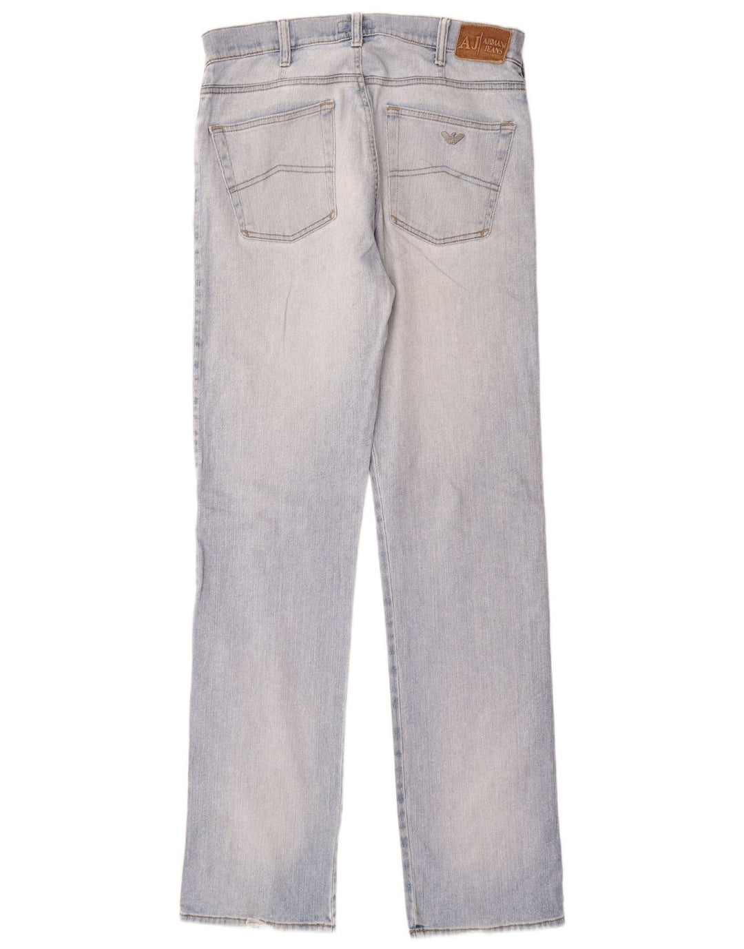 Jeans dritti da donna Armani W34 L35 Blu