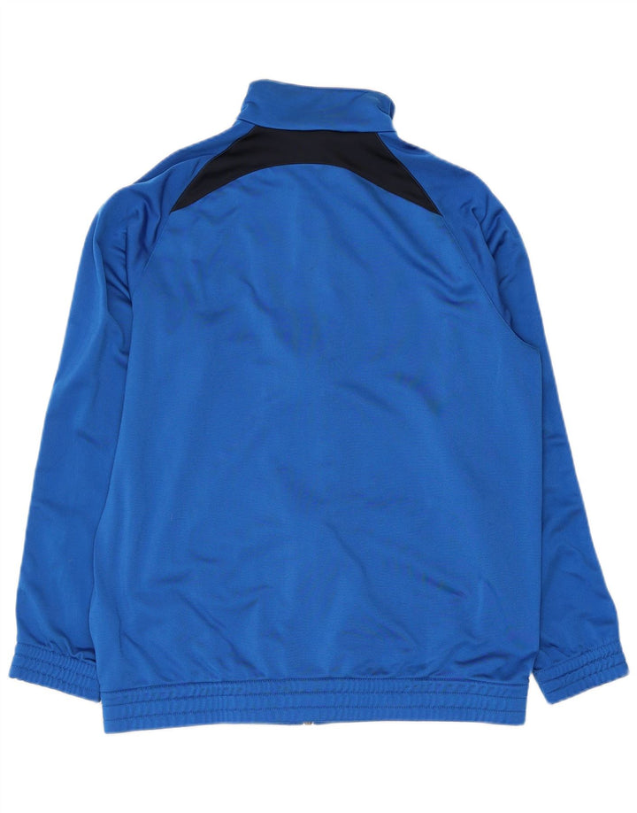 Giacca da tuta da ragazzo Adidas 15-16 anni in poliestere color block blu