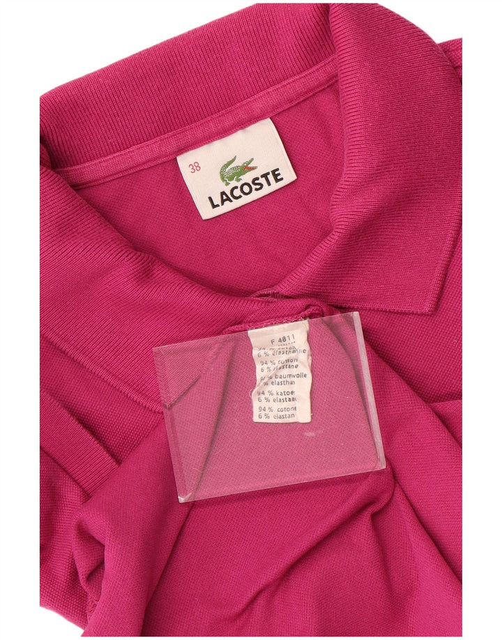 Polo da donna LACOSTE taglia 38 cotone rosa medio