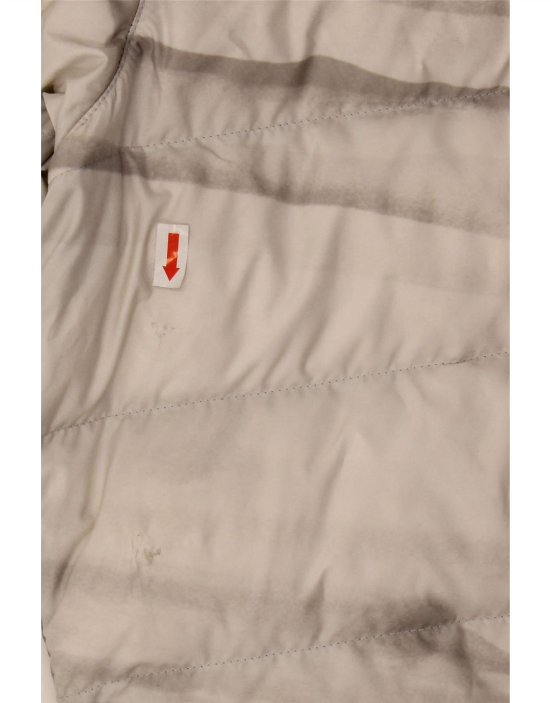 Giacca imbottita con cappuccio da donna Jack Wolfskin UK 18 XL Poliestere grigio tie-dye