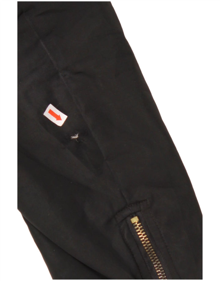 Cappotto Giacca a Vento Donna TRUSSARDI JEANS IT 44 Medio Nero Poliestere