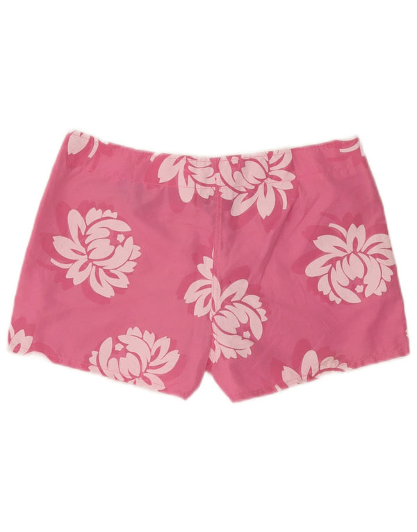 Pantaloncini da bagno da donna Fila UK 12 Poliammide floreale rosa medio