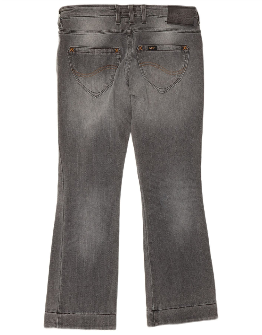 Jeans LEE da donna Bliss Crop Bootcut W29 L28 cotone grigio