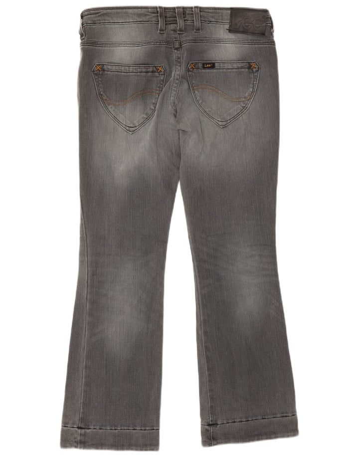 Jeans LEE da donna Bliss Crop Bootcut W29 L28 cotone grigio