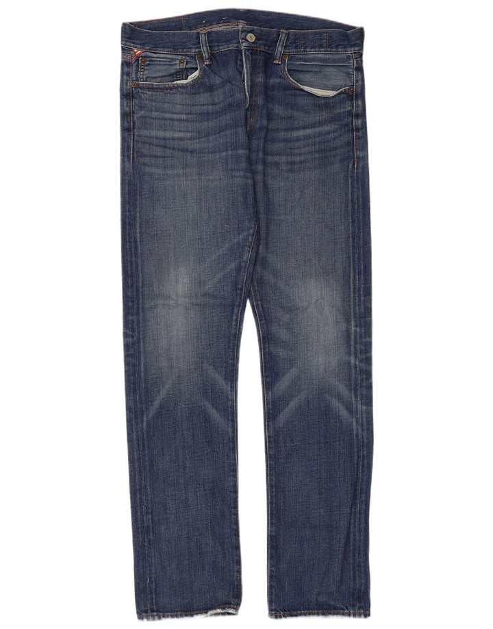 Jeans slim da uomo Ralph Lauren W34 L34 cotone blu