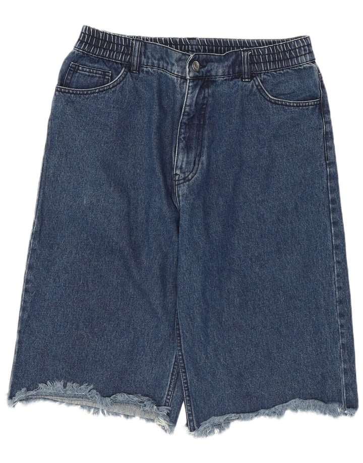 Bermuda in denim da uomo Cheap Monday W29 piccolo in cotone blu navy