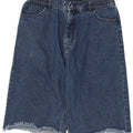 Bermuda in denim da uomo Cheap Monday W29 piccolo in cotone blu navy
