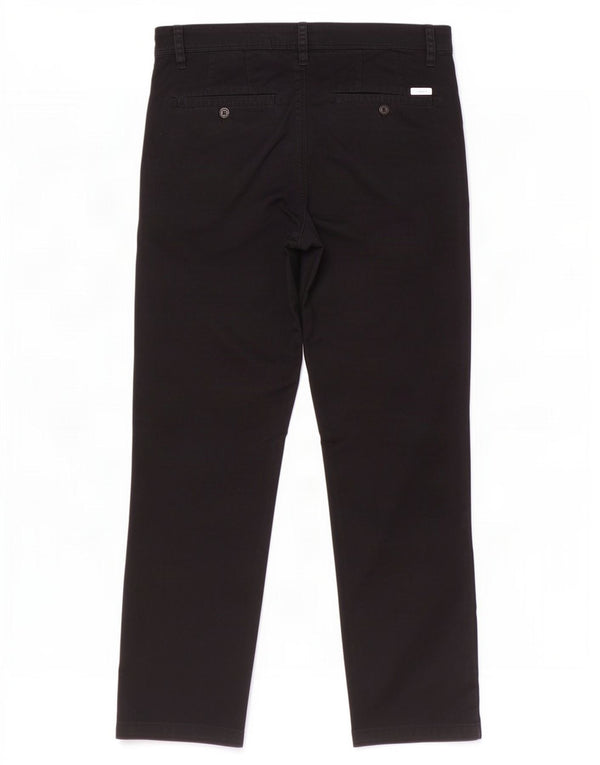 Pantaloni chino slim fit da uomo Armani Exchange W32 L28 in cotone nero