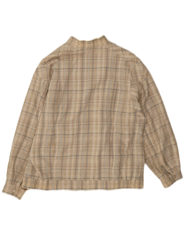 Giubbotto bomber da donna Wohrl UK 16 grande cotone a quadri beige