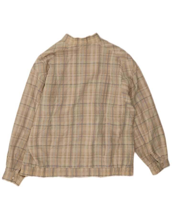Giubbotto bomber da donna Wohrl UK 16 grande cotone a quadri beige