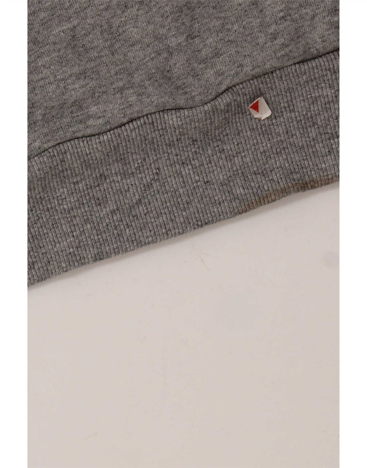 Felpa da donna Adidas Jumper UK 12/14 Cotone grigio medio