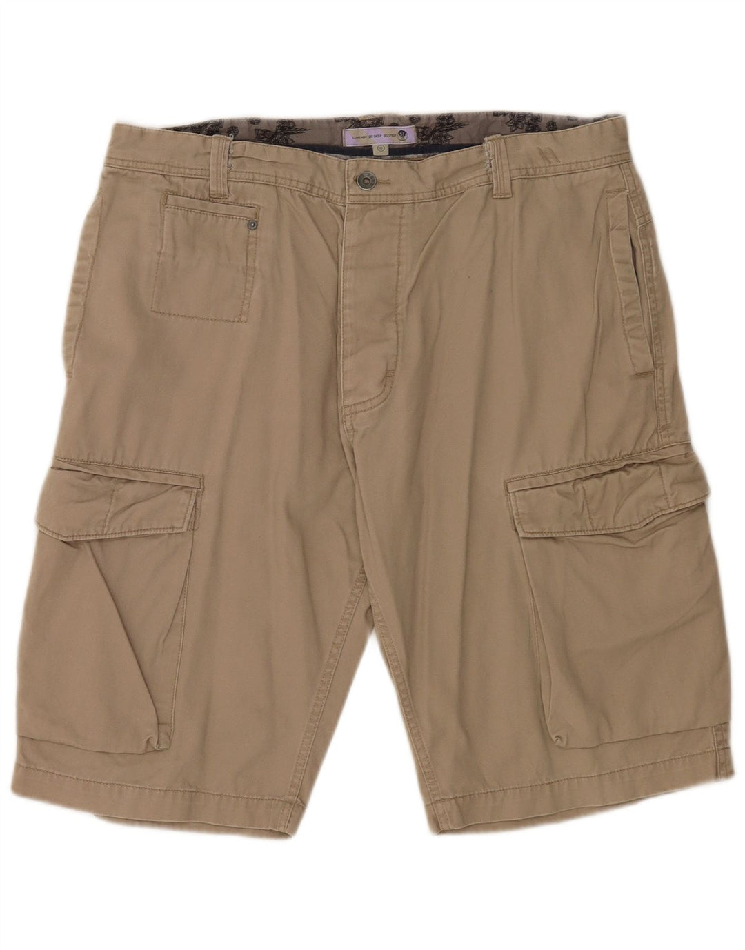 Pantaloncini cargo da uomo Fat Face XL W38 in cotone beige