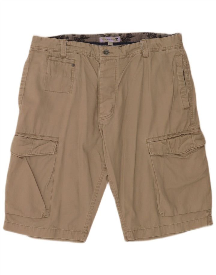 Pantaloncini cargo da uomo Fat Face XL W38 in cotone beige