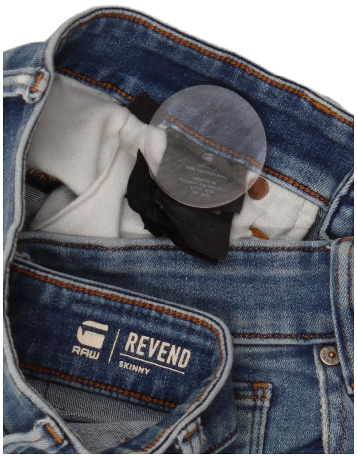 Jeans skinny Revend da uomo G-STAR W32 L34 cotone blu