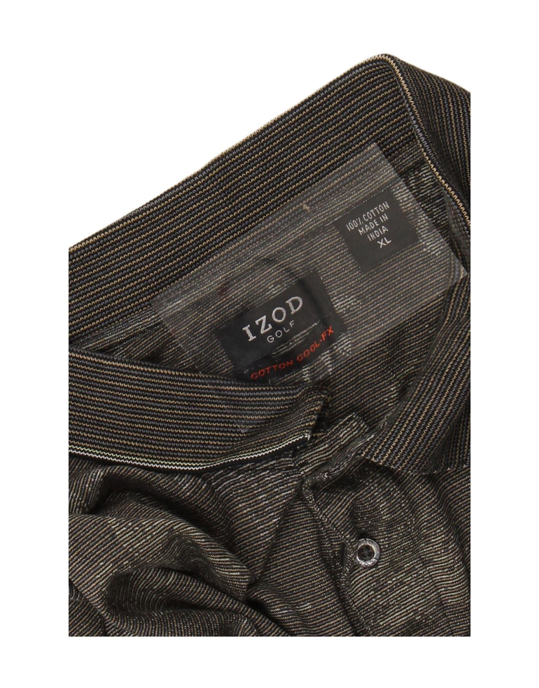 Polo da golf da uomo IZOD XL in cotone floreale grigio