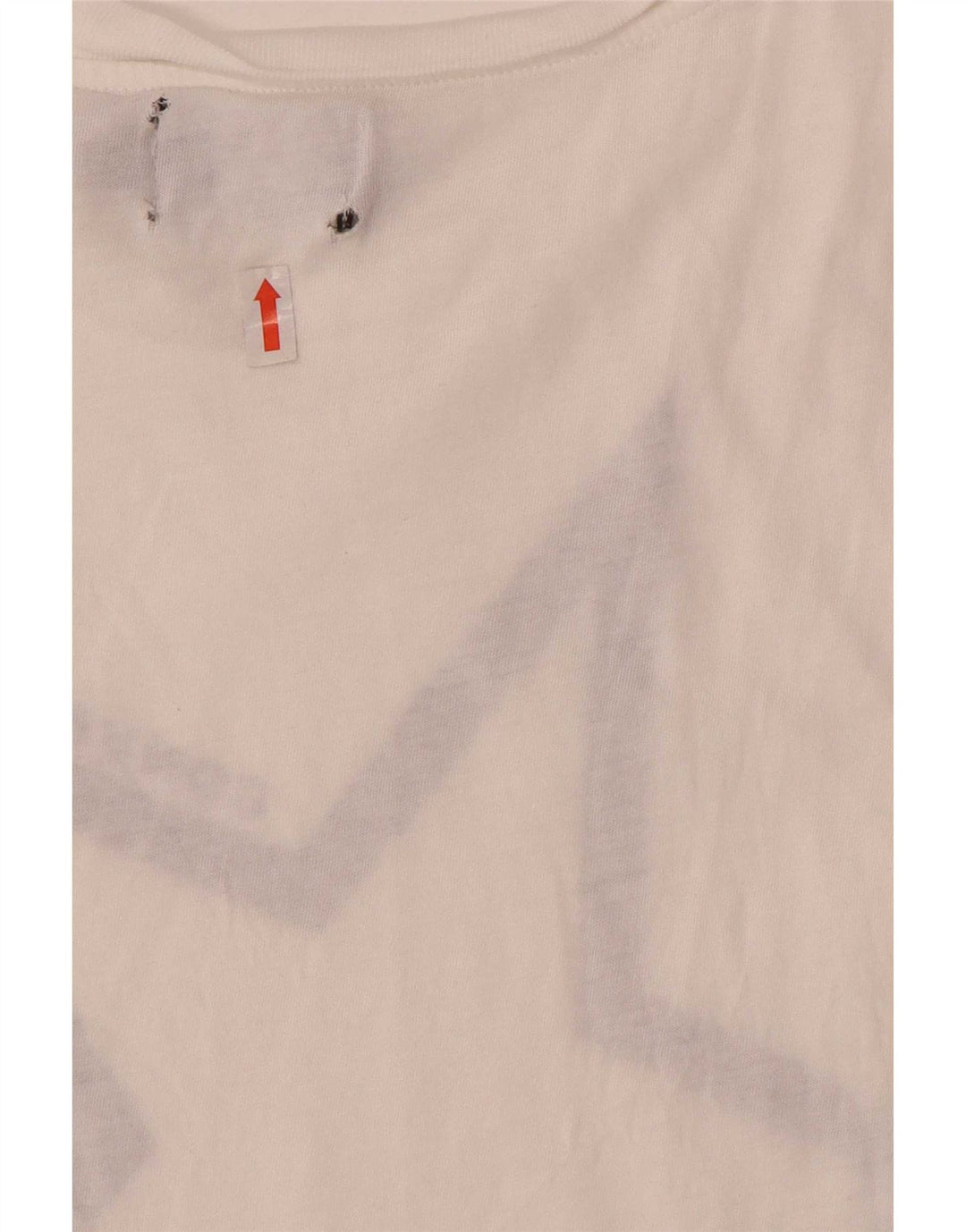 T-shirt grafica da donna Converse Top UK 14 grande cotone bianco