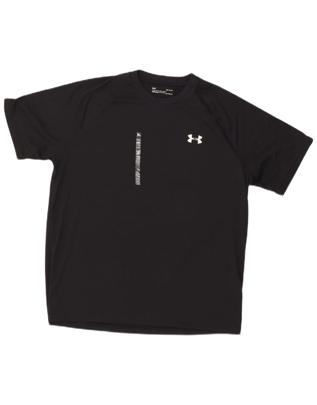 Maglietta Under Armour da uomo Heat Gear Top grande in poliestere nero