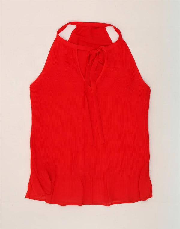 Top alla caviglia da donna Zara UK 12 rosso medio