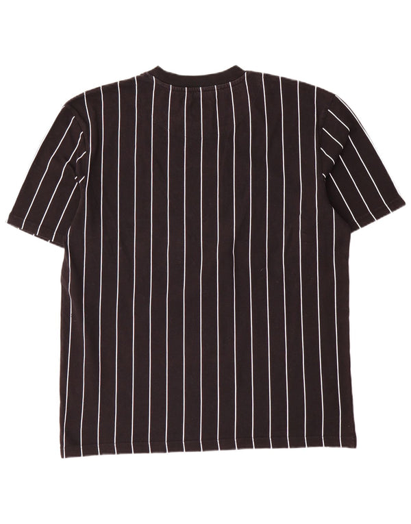 Karl Kani T-shirt da uomo Top piccola in cotone a righe nere