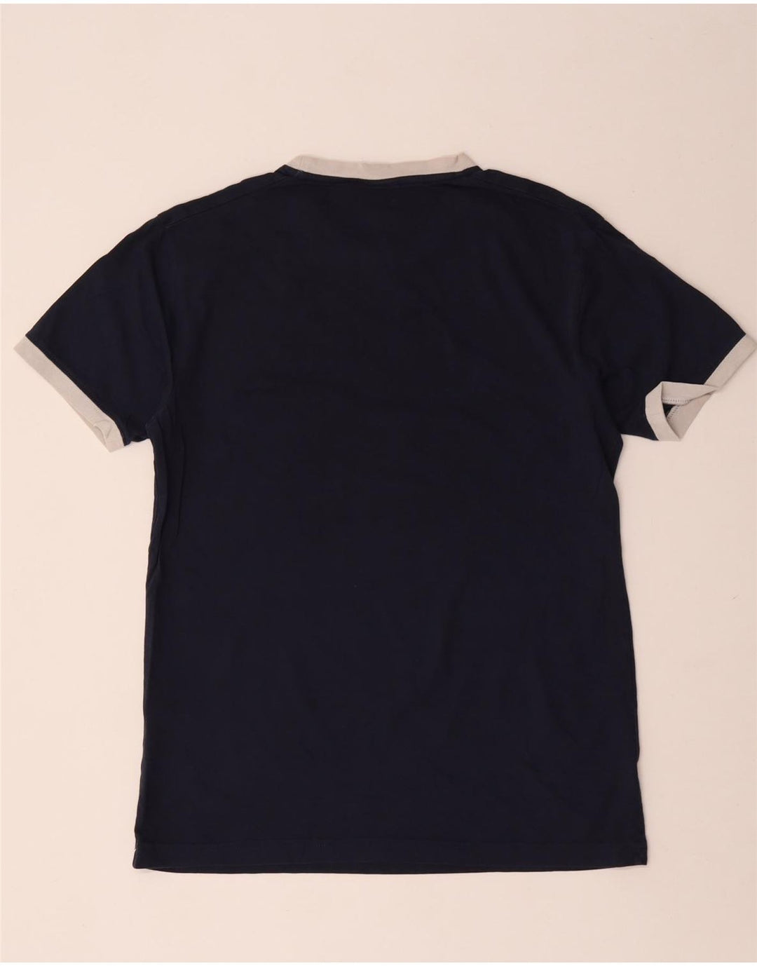 T-shirt grafica da uomo Ellesse Top in cotone blu navy medio