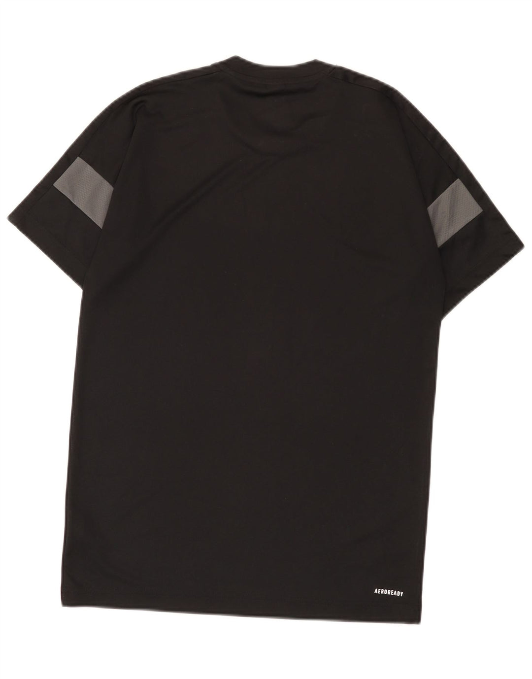 T-shirt Adidas Aeroready da uomo, piccola, in poliestere color block nero