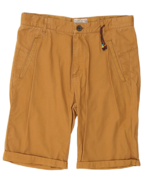 Pantaloncini cargo Zara da bambino 13-14 anni W28 in cotone marrone