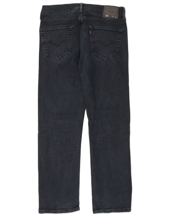 Levi's Uomo 505 Jeans dritti W34 L30 Cotone blu navy