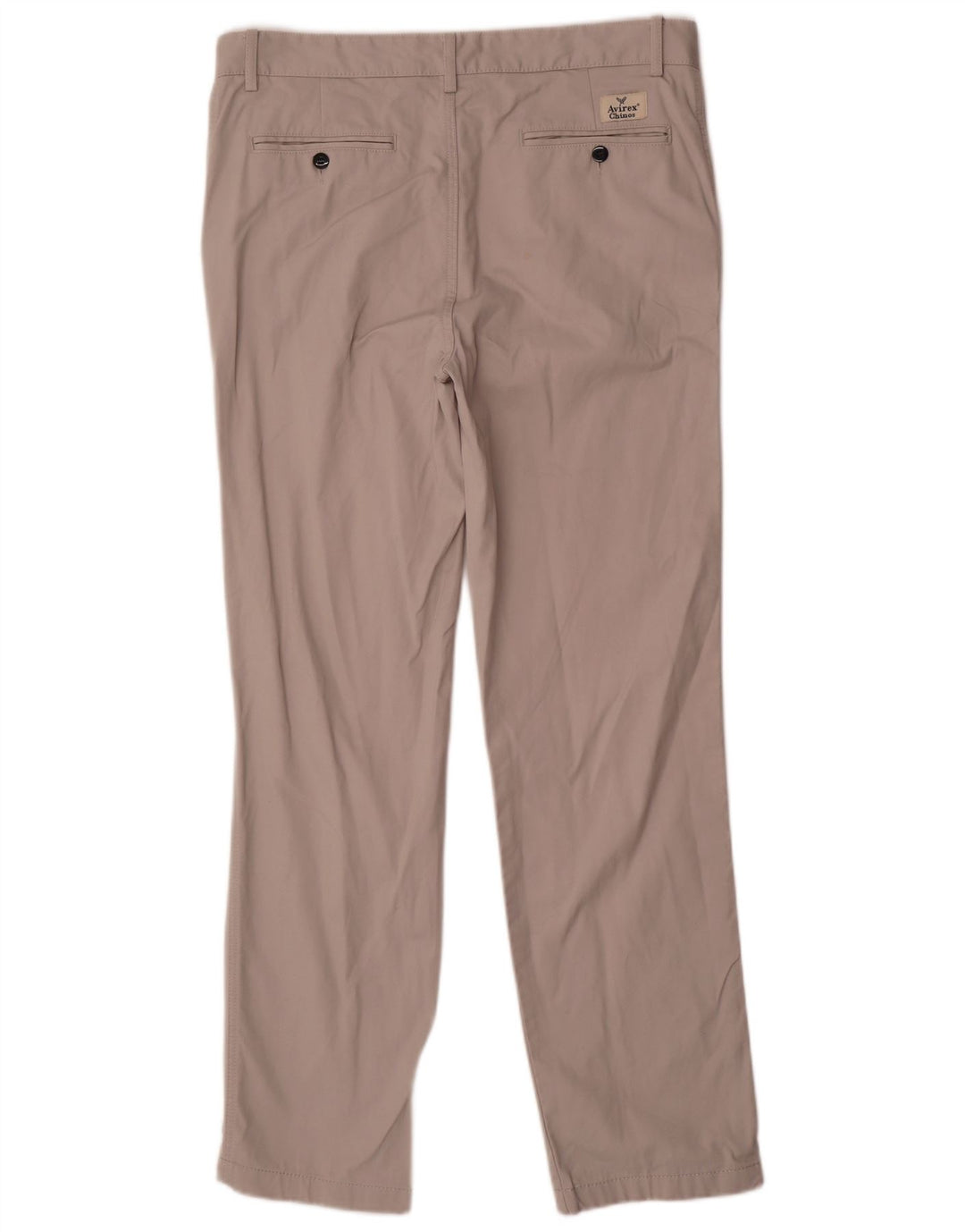 Pantaloni chino dritti da uomo Avirex W34 L31 Grigi