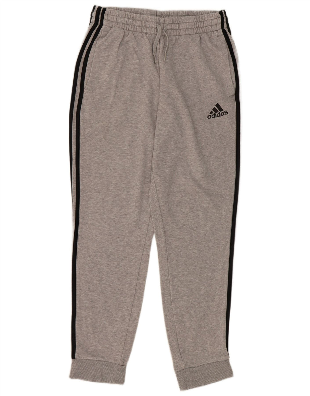 Pantaloni da tuta da uomo Adidas Joggers in cotone chiazzato grigio medio