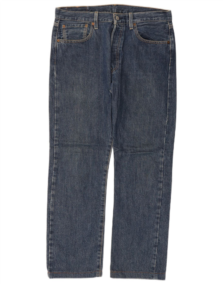 LEVI'S Jeans dritti da uomo 501 W32 L29 cotone blu