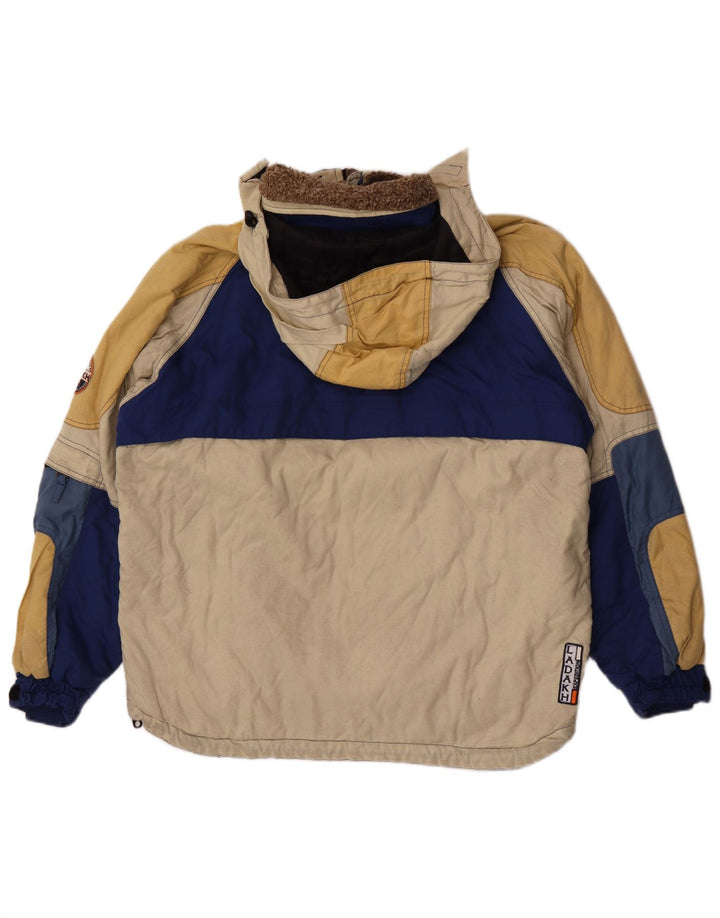 Giacca da sci pullover con cappuccio da uomo Ladakh UK 42 XL multicolore Colourblock