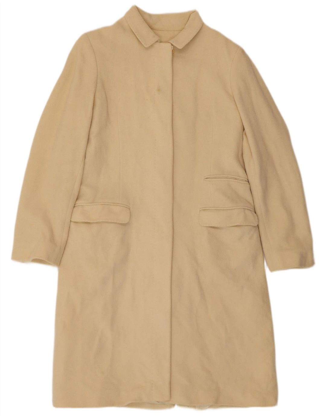 Trench da donna vestibilità regolare Whistler UK 14 medio in lana bianco sporco