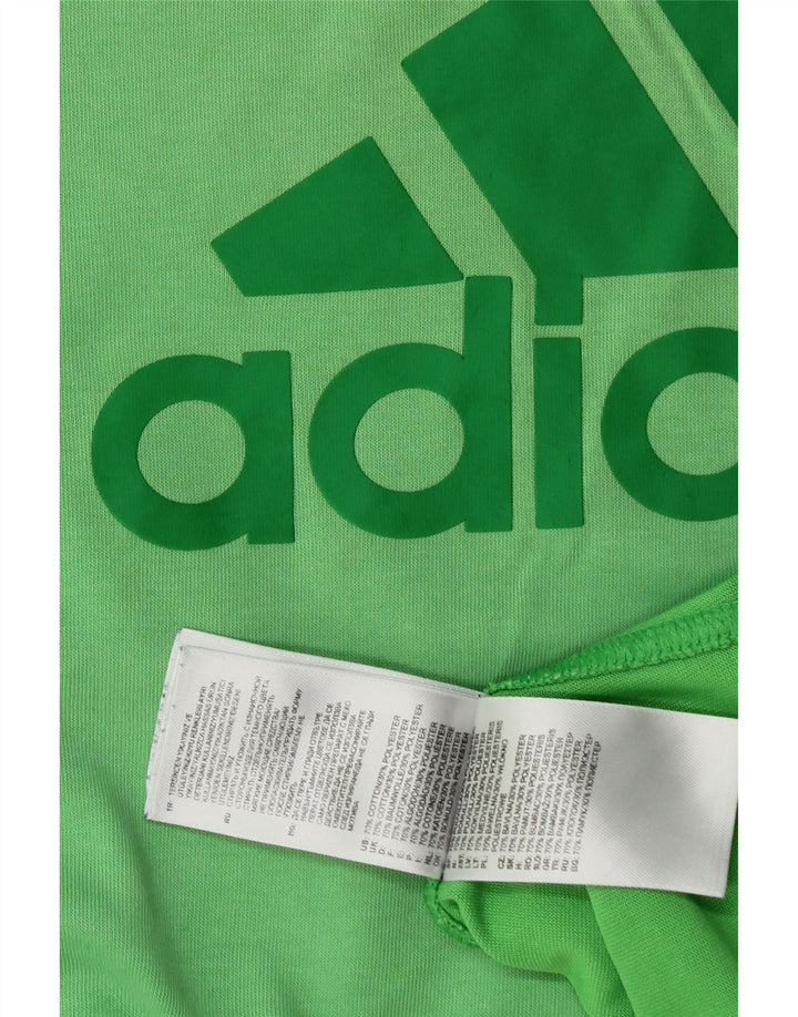 T-shirt grafica da uomo ADIDAS grande verde
