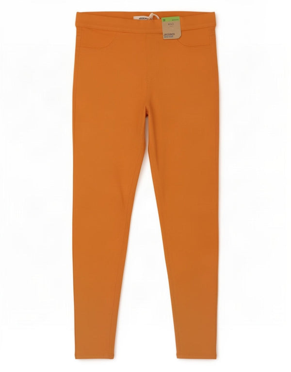 Jeans Jeggings da donna Marks & Spencer UK 12 Medio W30 L27 Cotone arancione