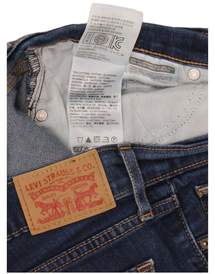 Jeans dritti Levi's da donna 714 W28 L27 cotone blu