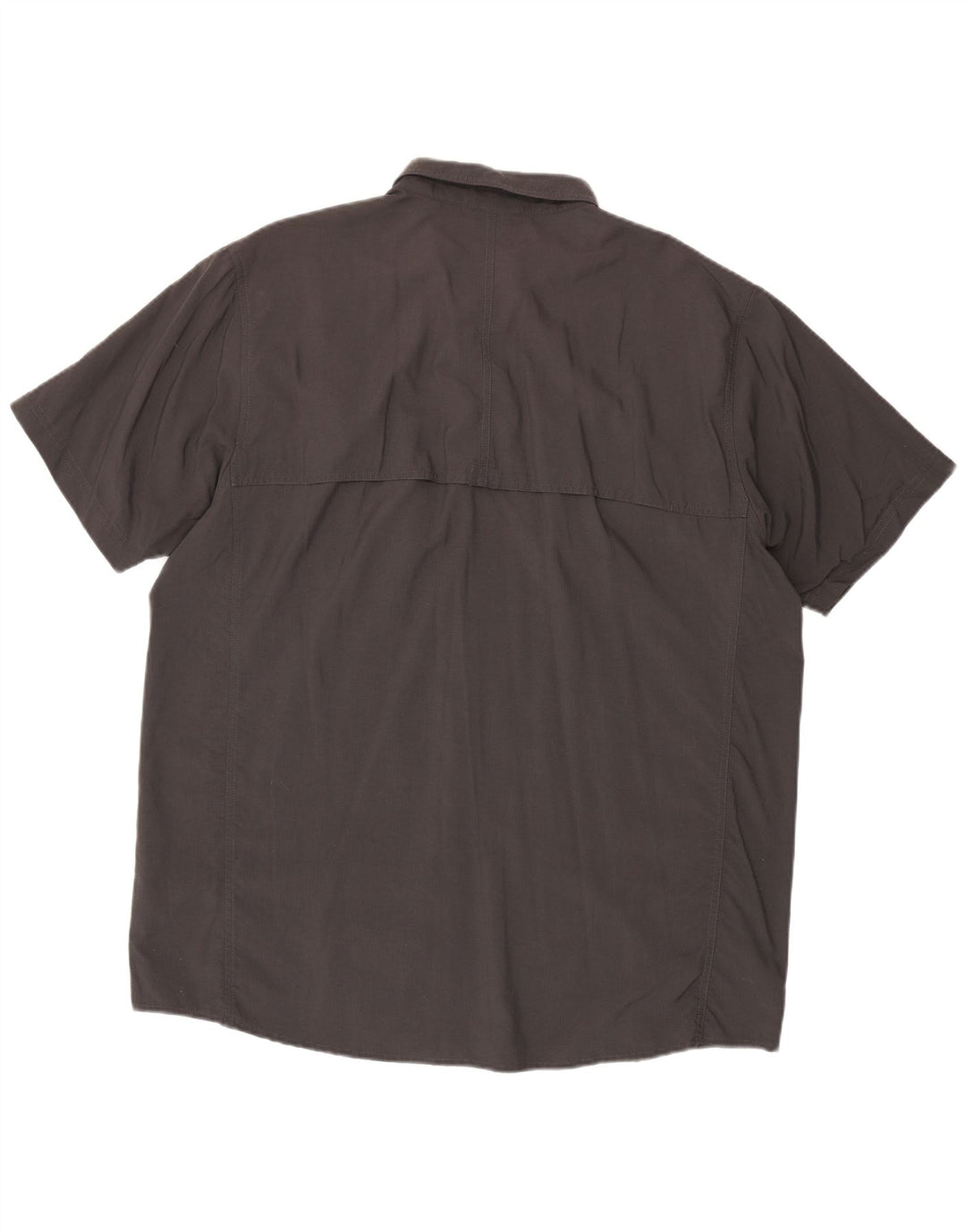 Camicia a maniche corte da uomo The North Face 2XL nylon grigio