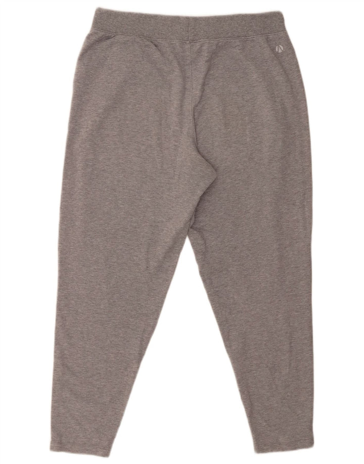 Pantaloni da tuta corti Marks & Spencer da donna UK 12 Cotone grigio medio