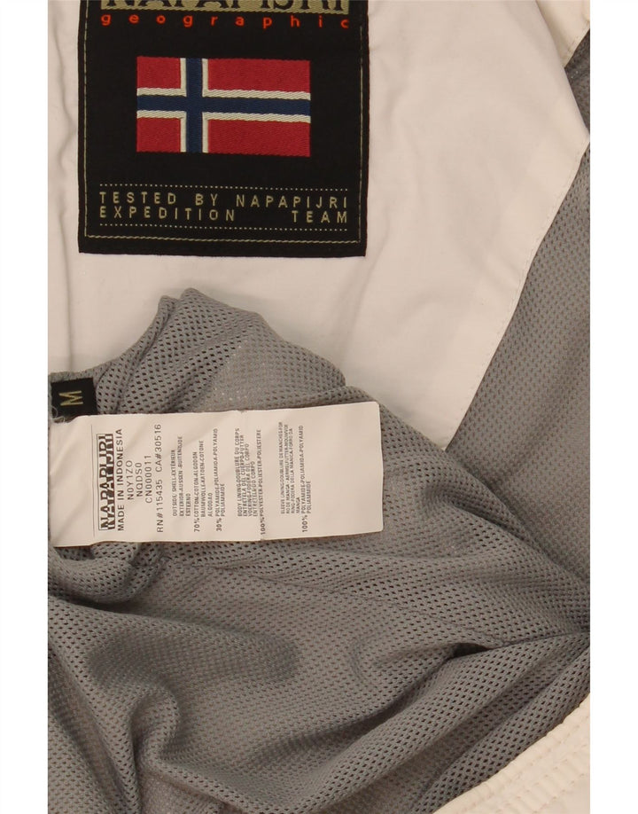 Giubbotto bomber da uomo NAPAPIJRI UK 38 cotone bianco medio