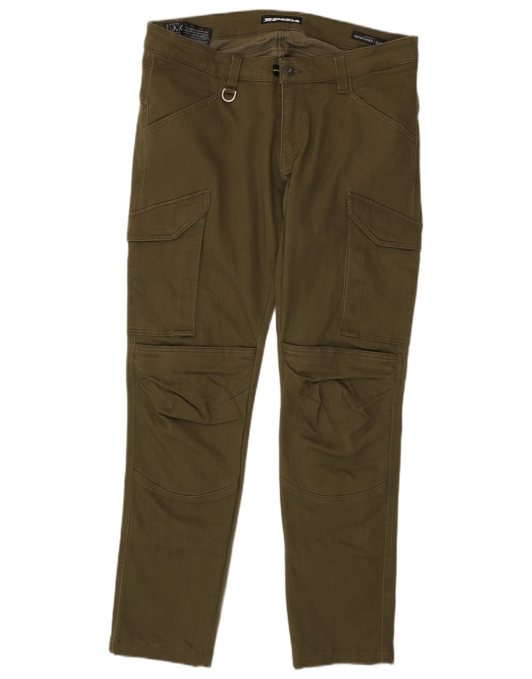Pantaloni cargo slim da uomo Spidi W36 L33 cotone kaki