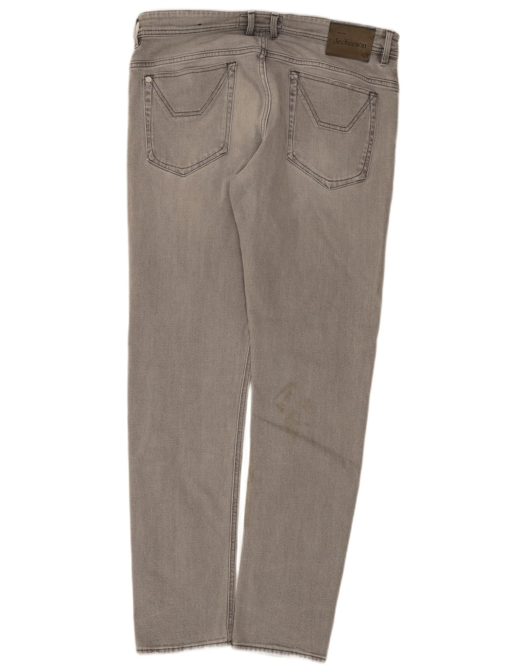Jeans slim da uomo Jeckerson W34 L31 cotone grigio